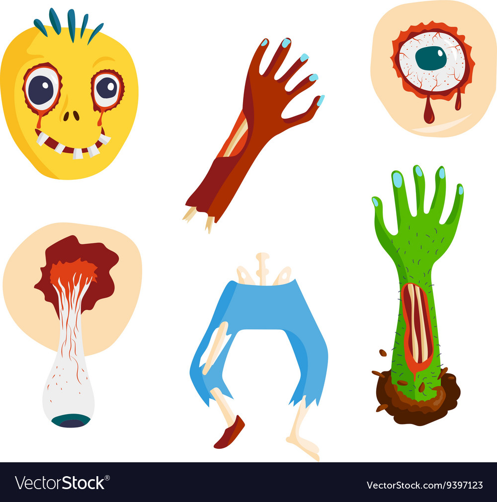 Cartoon Zombie Character Royalty Free Vector Image