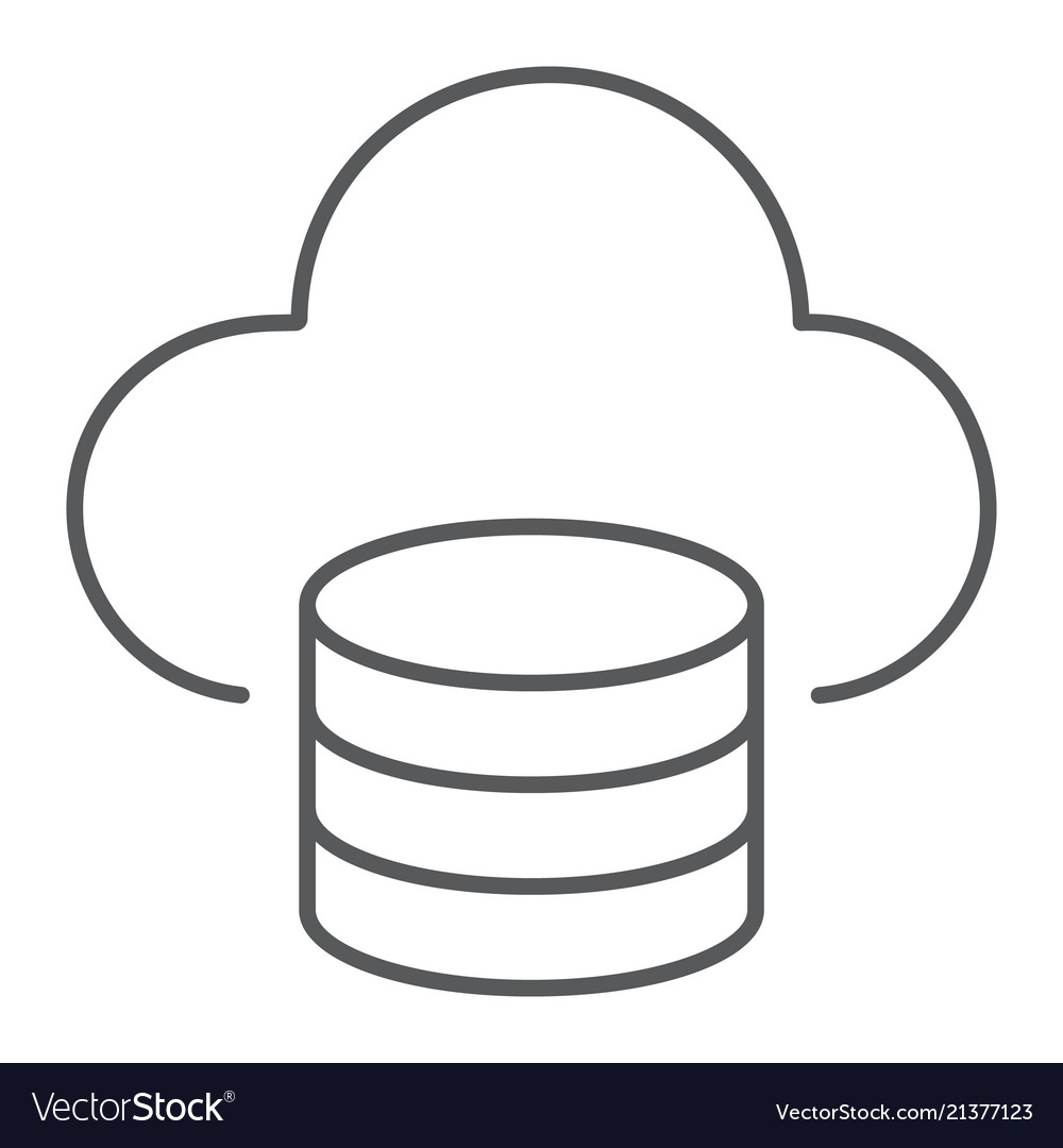Cloud Computing Icon - Data & Analytics