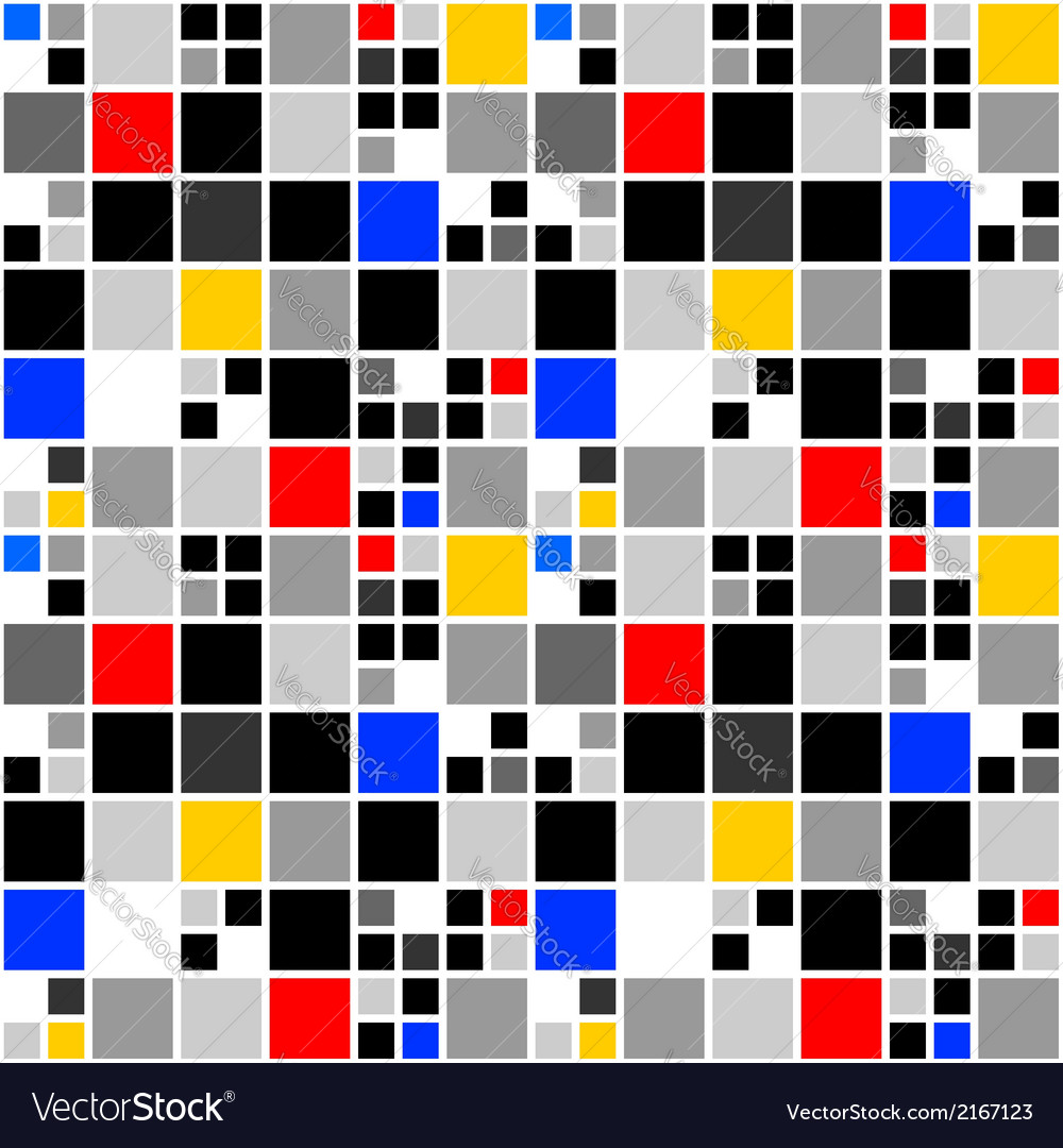 Design seamless colorful mosaic pattern