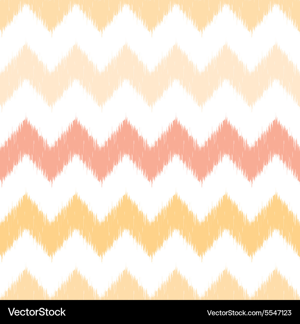 Ikat chevron seamless pattern Royalty Free Vector Image