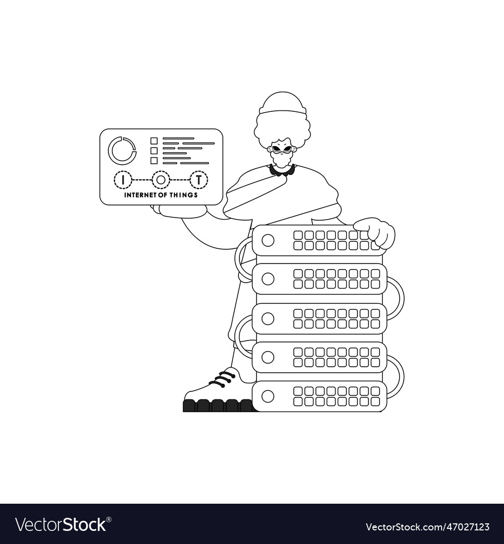 Man cloud storage server and internet of things
