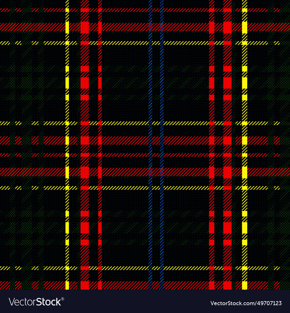 Seamless tartan pattern Vector Image Seamless tartan pattern