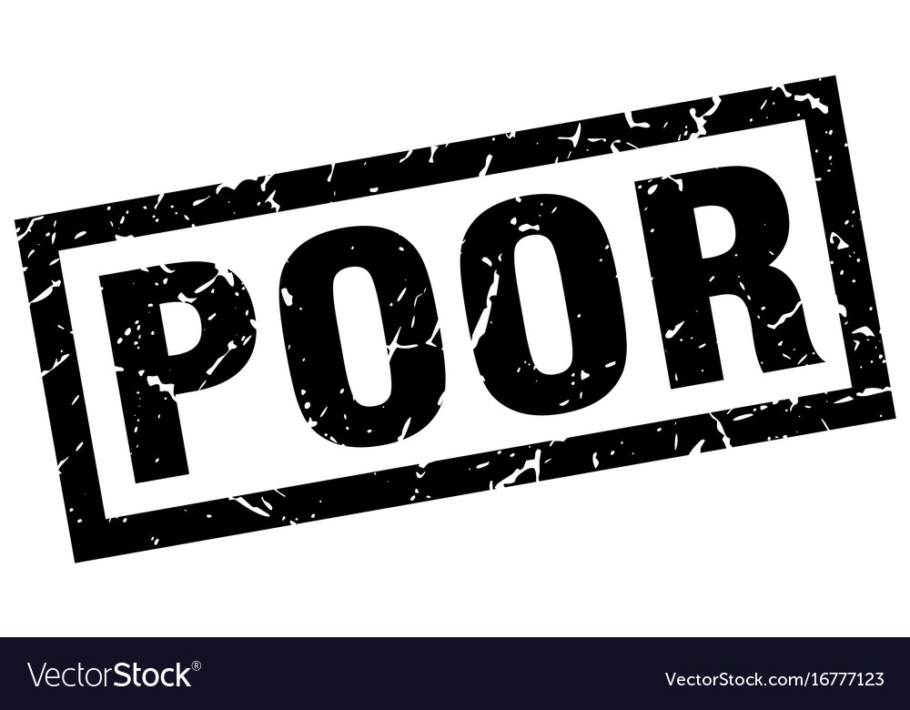 Square grunge black poor stamp Royalty Free Vector Image