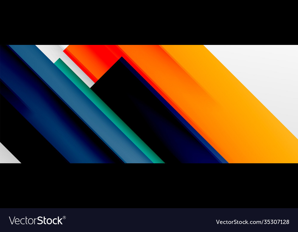 Geometric abstract backgrounds with shadow lines Vector Image Geometric abstract backgrounds with shadow lines