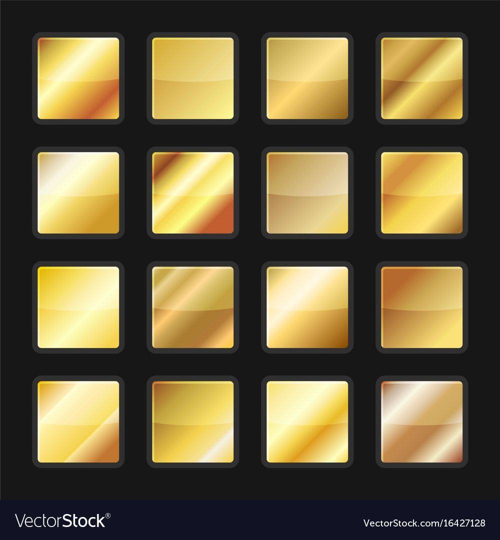gold gradient background textures set royalty free vector gold gradient background