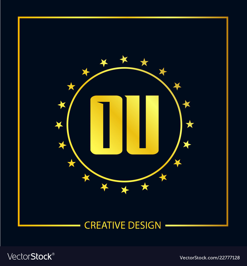 Initial letter ou logo template design