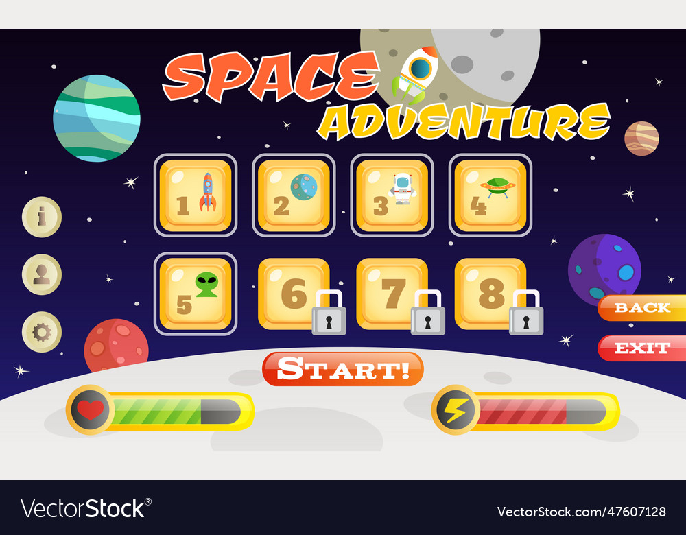 Scifi game interface