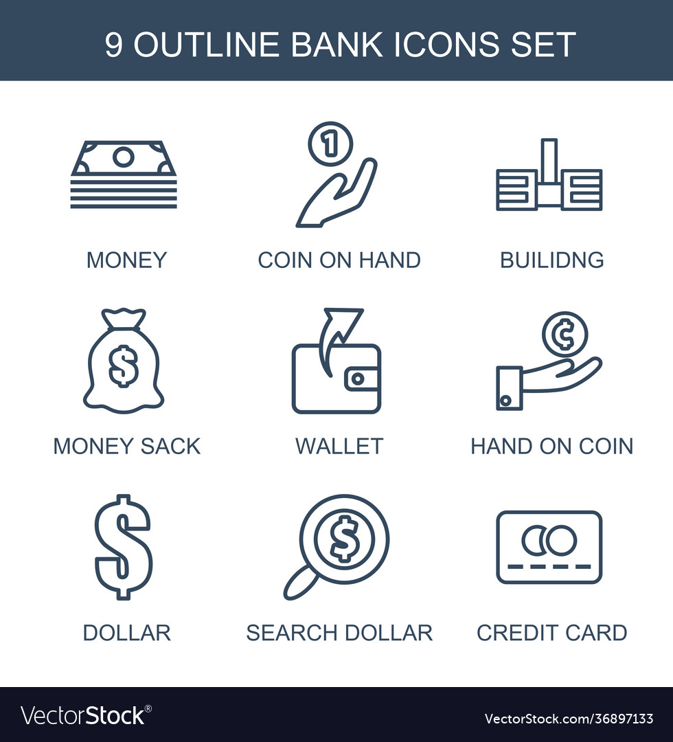 Bank icons