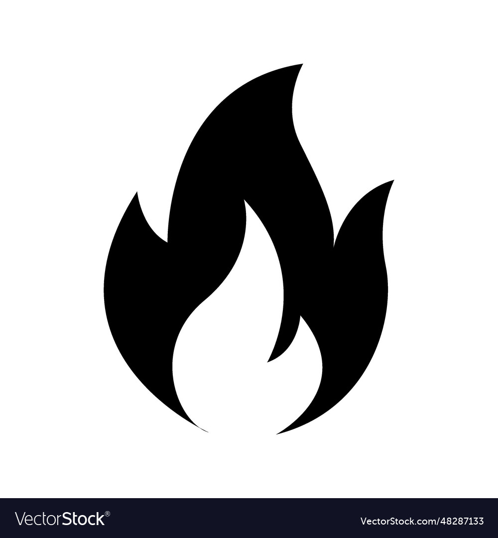 Fire icon Royalty Free Vector Image - VectorStock