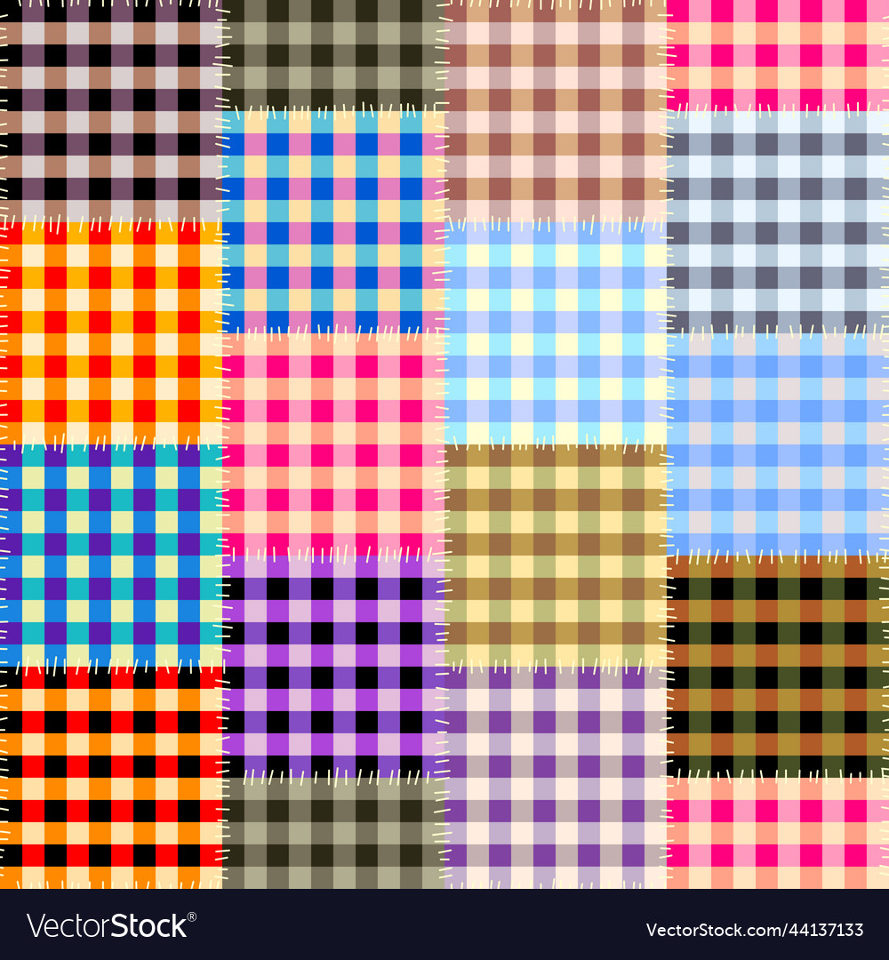 Geometric abstract pattern intersection patchwork vector image Geometric abstract pattern intersection patchwork