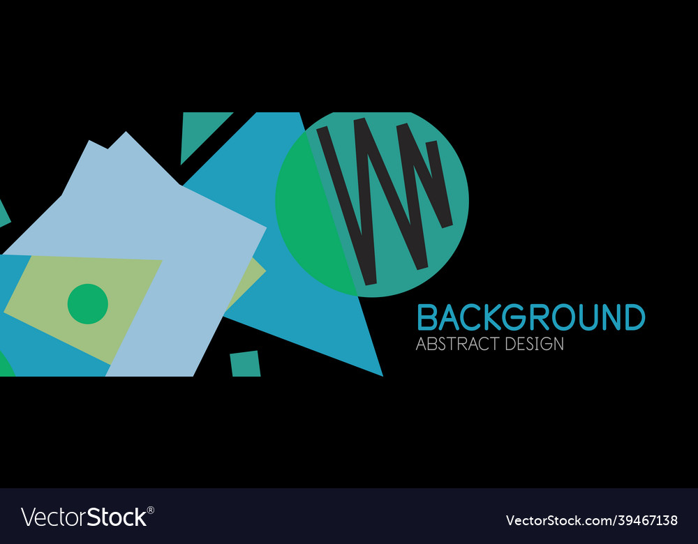 Abstract background blocks lines triangles vector image Abstract background blocks lines triangles