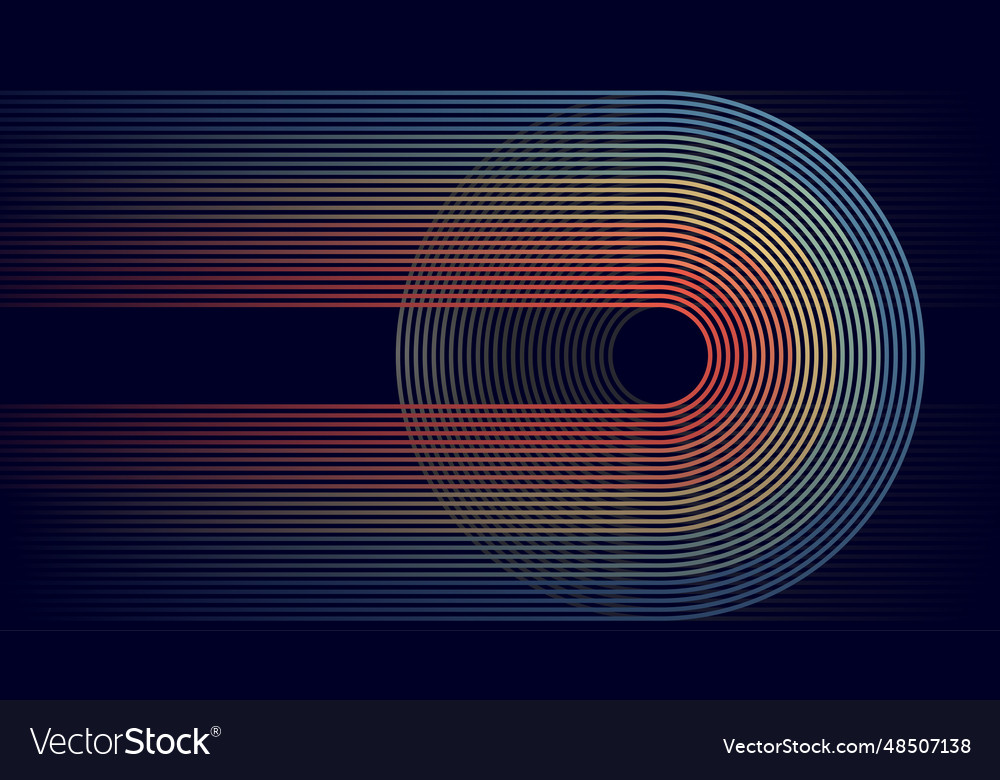 Abstract background with retro stripes and lines Vector Image Abstract background with retro stripes and lines