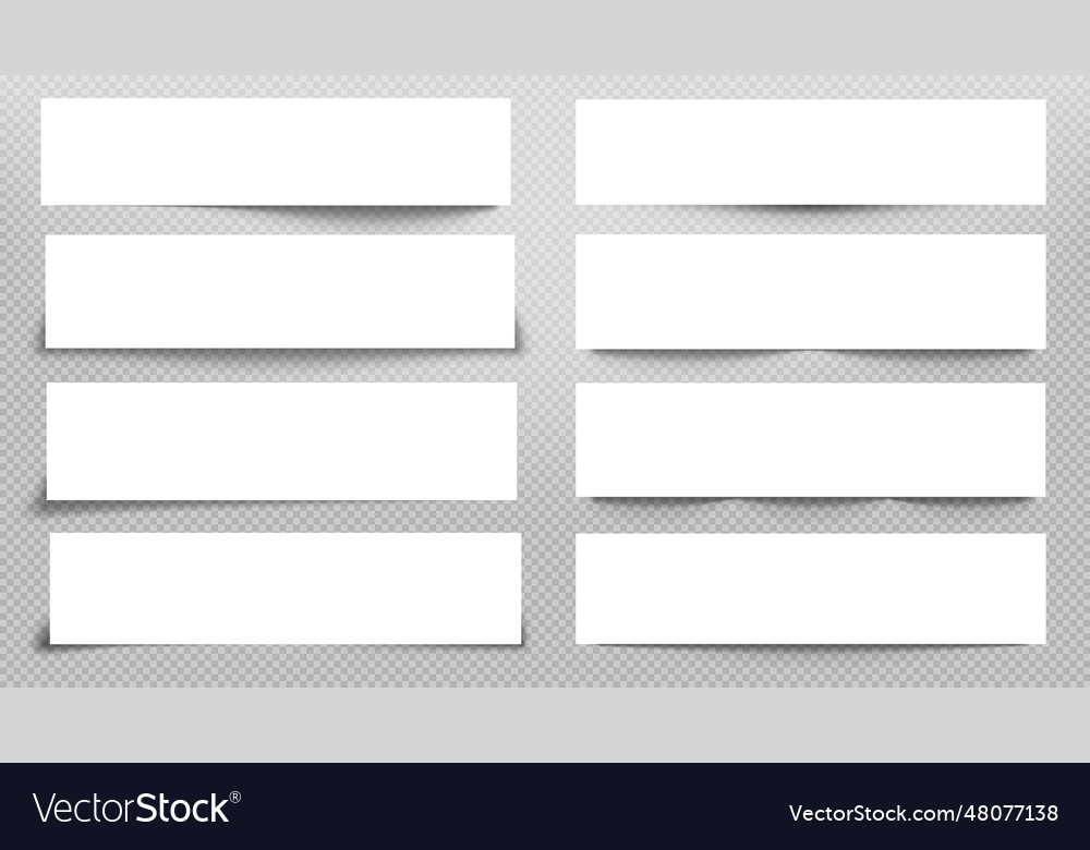 Banner frame with shadow effect web