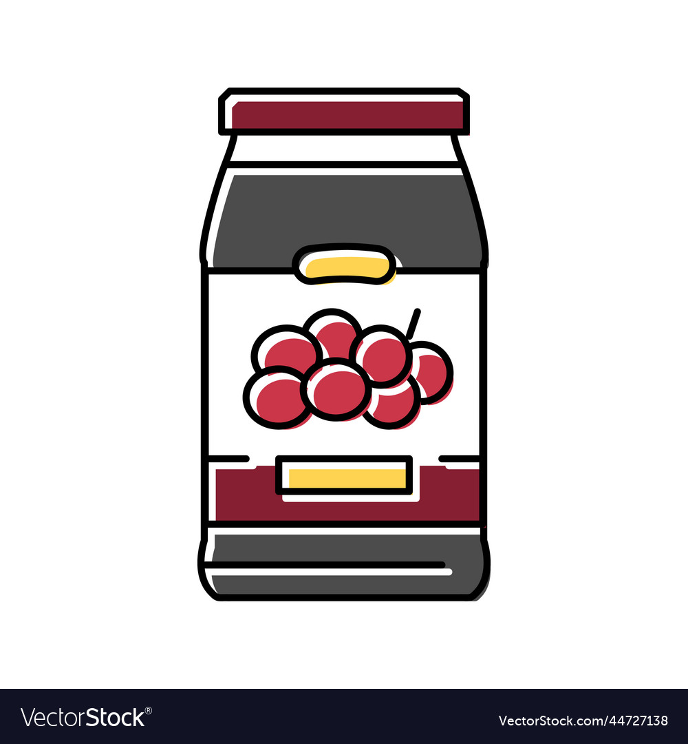 Jam grape color icon