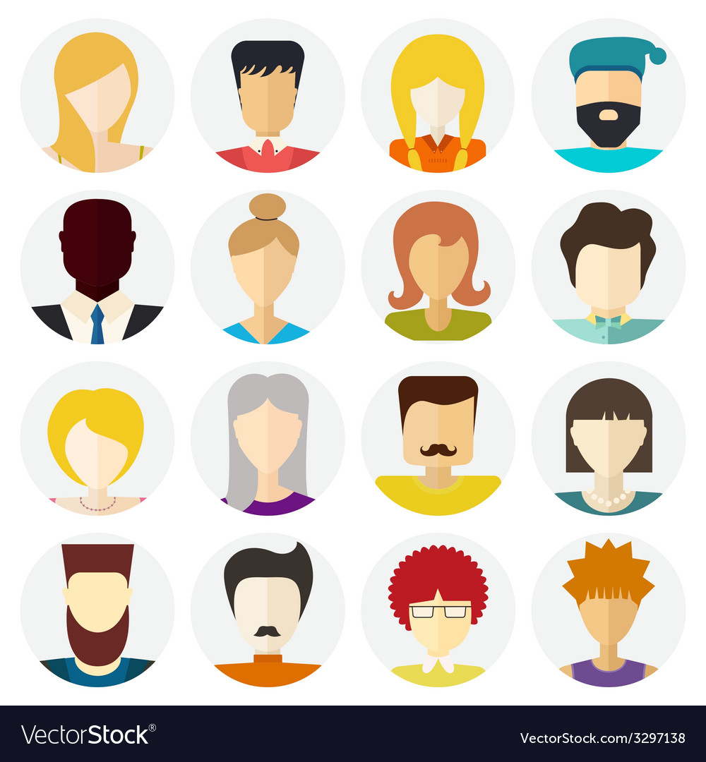 Avatar people icon Royalty Free Vector Image - VectorStock