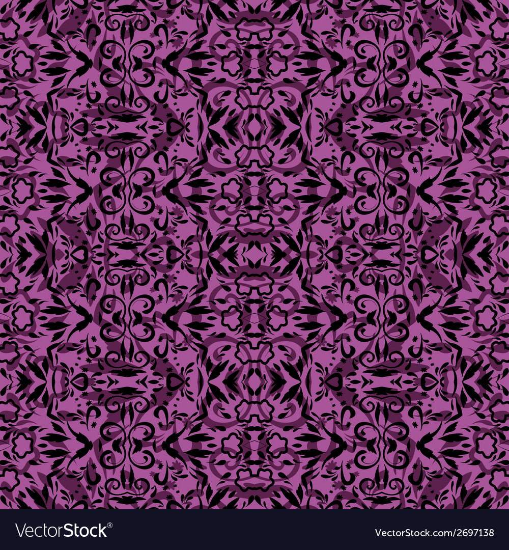 Seamless abstract outline pattern