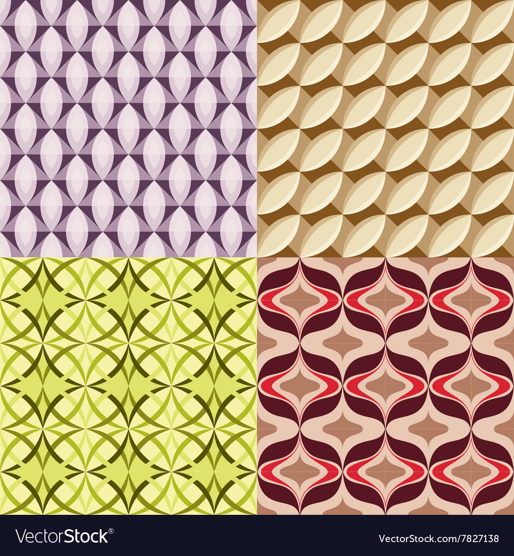 Seamless retro background with pattern