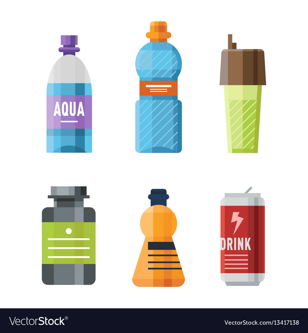 Sport nutrition icon in flat style detailed