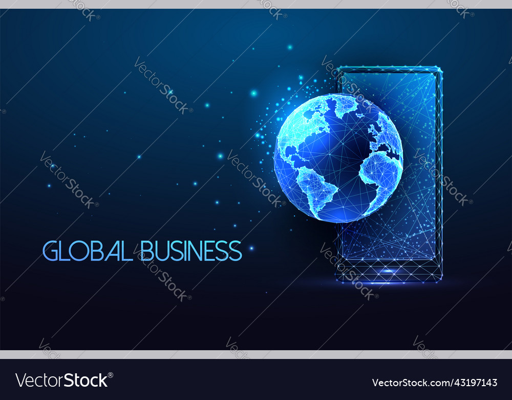 Concept Of Global Business Networking Royalty Free Vector