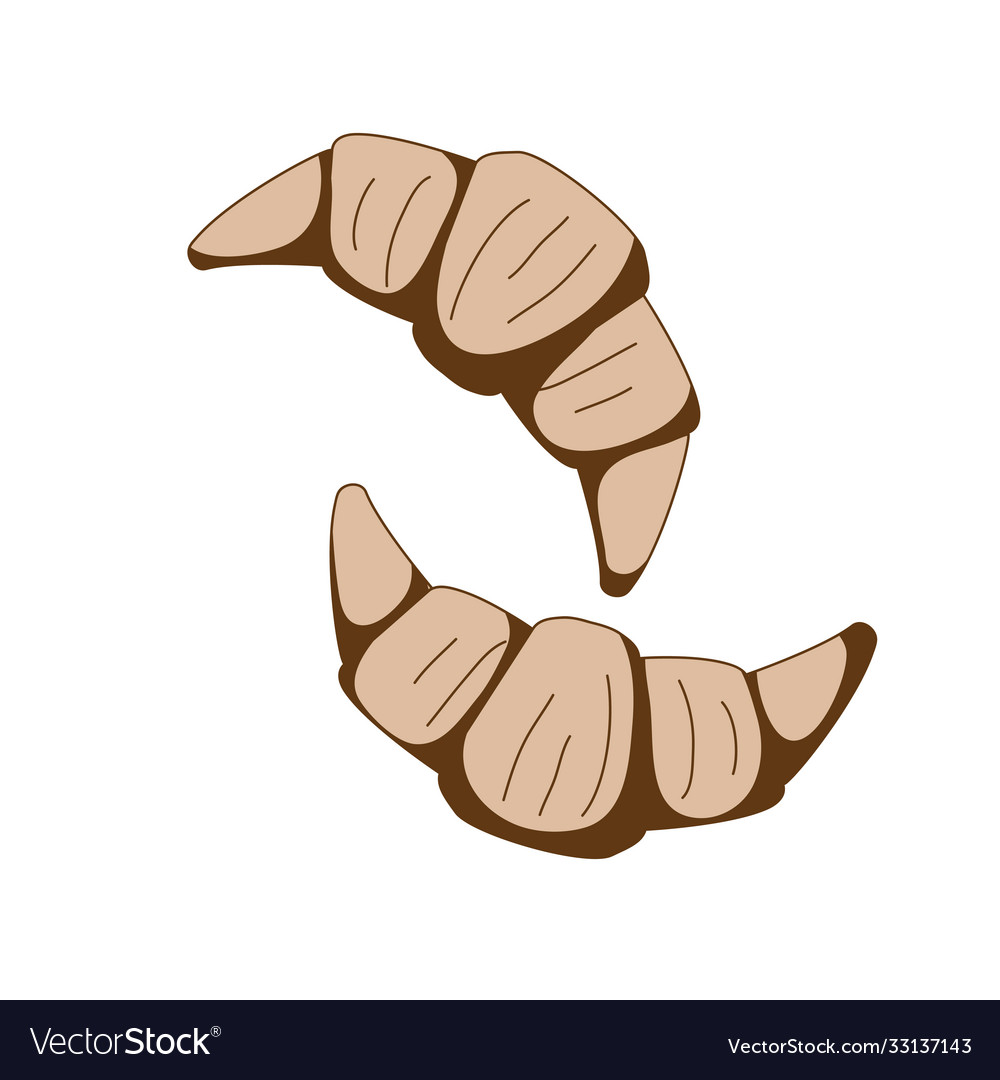 Croissant object for creating a menu