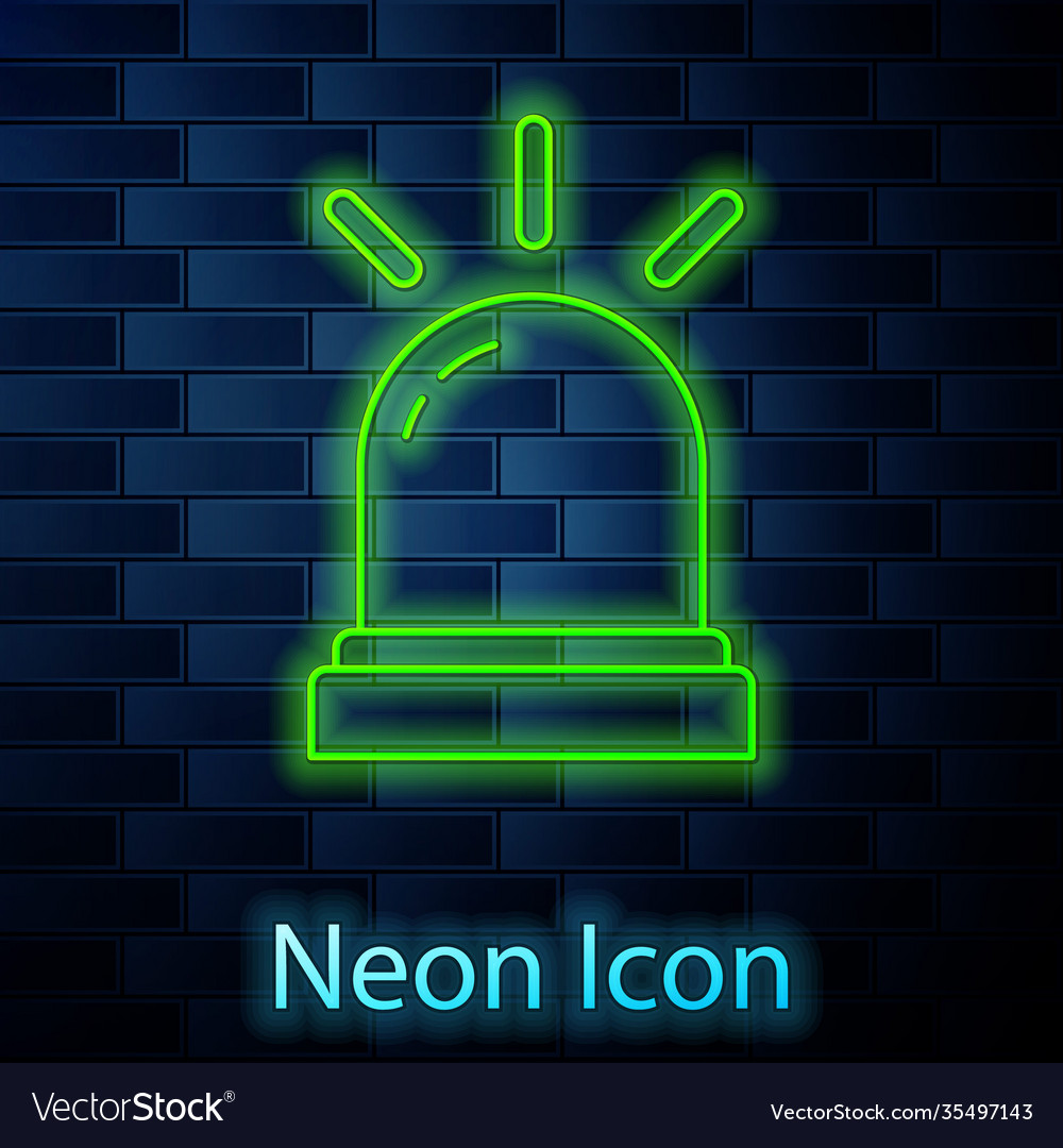 Glowing neon line motion sensor icon isolated