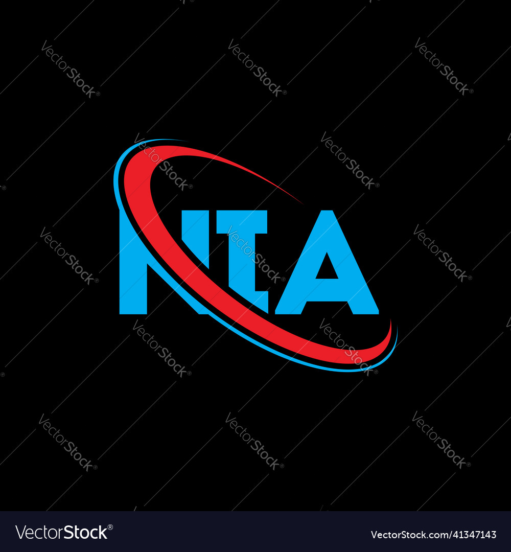 Nia logo letter design Royalty Free Vector Image