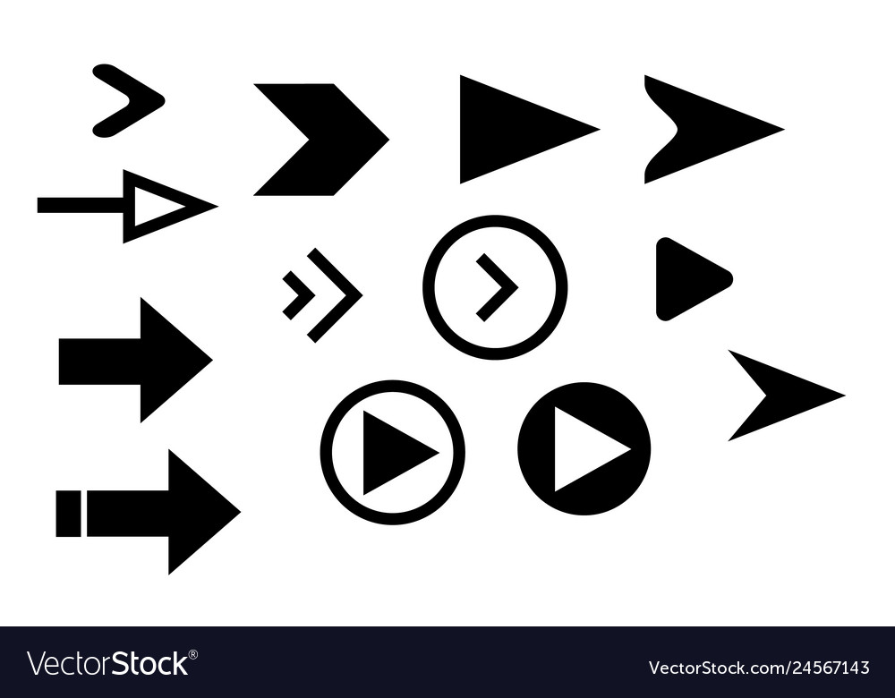 Set arrow icons