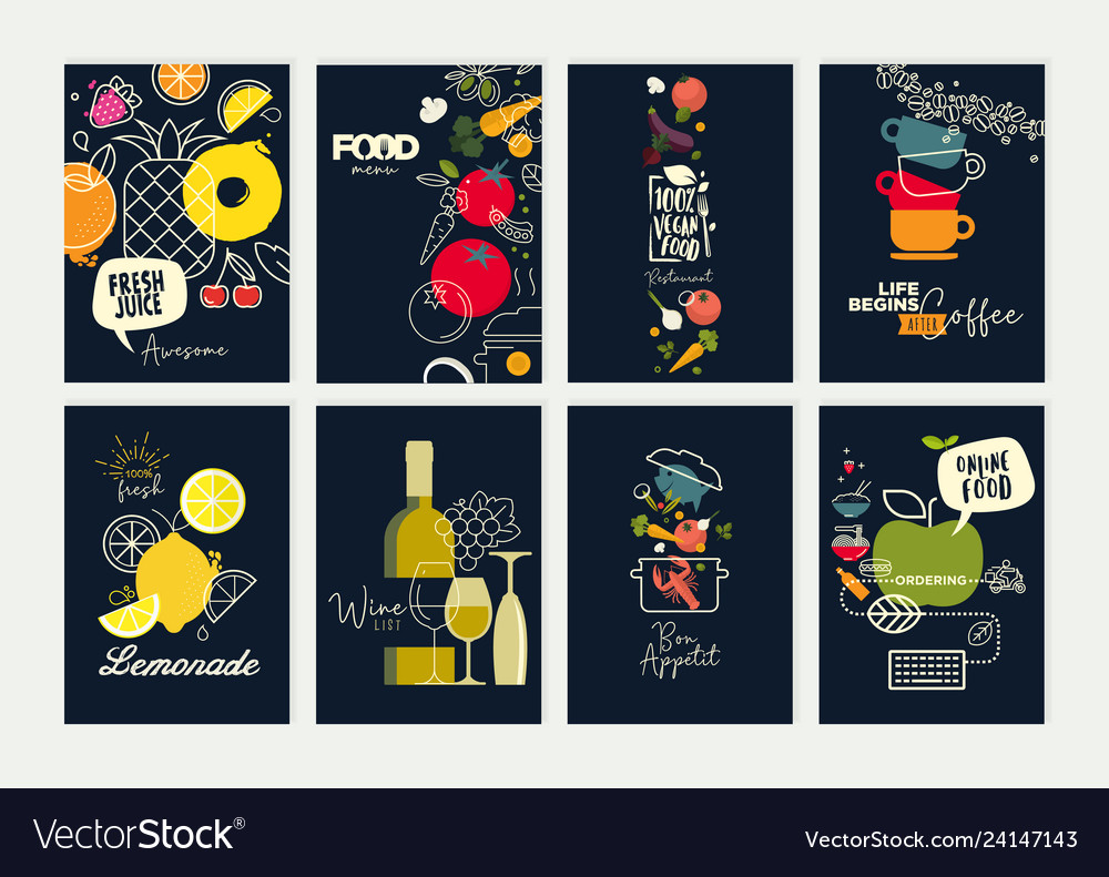 set of menu and brochure design templates menu design templates