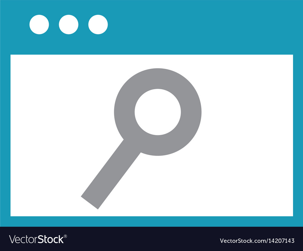 Template webpage isolated icon