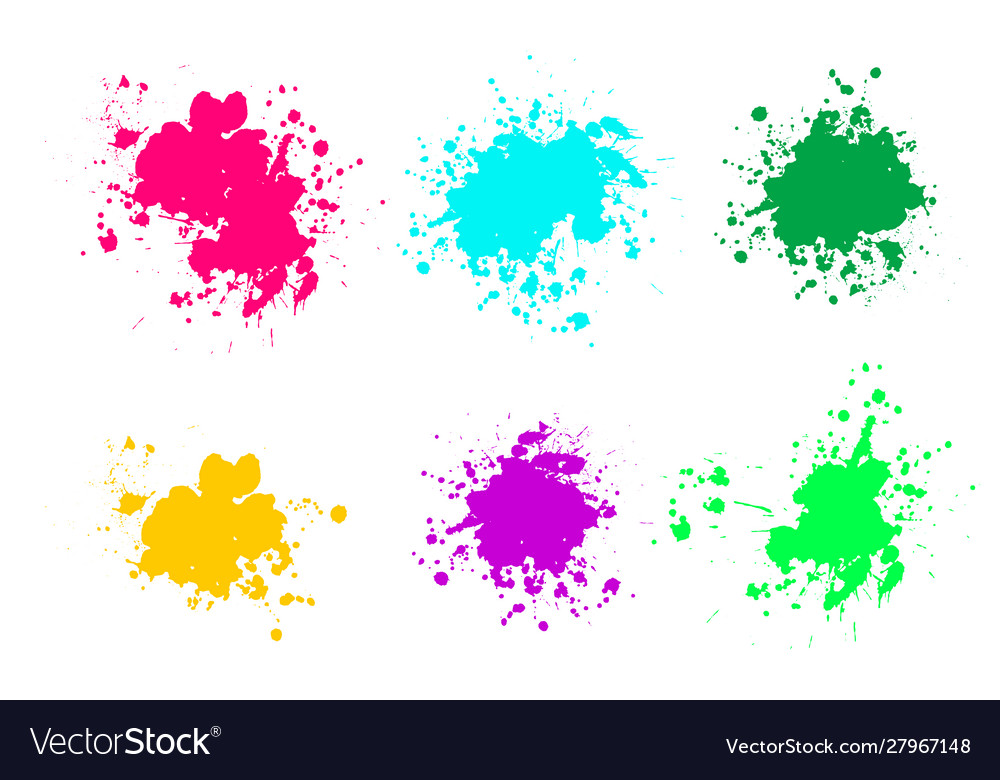 Farbe Tinte Spritzer grunge Splatters