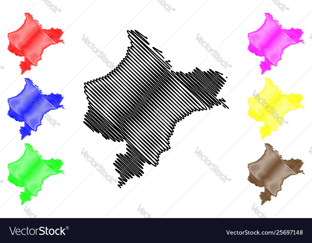 Department loreto map Vector Image Department loreto map