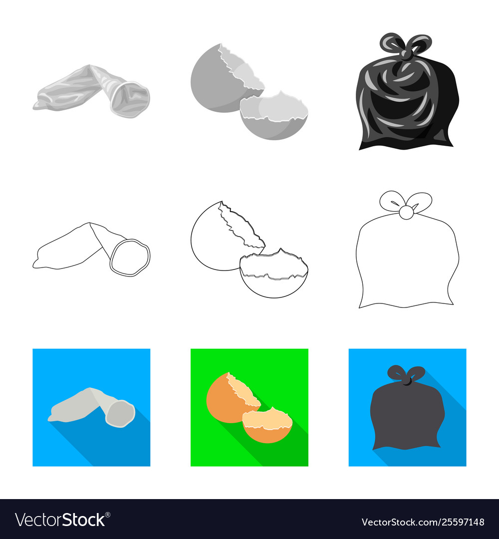 Design dump and sort icon set