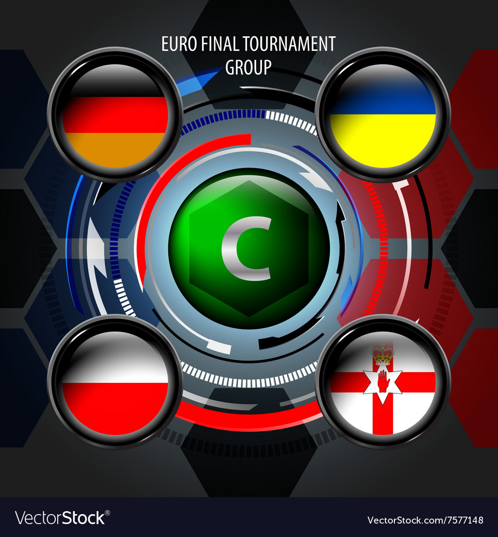 European flag buttons c