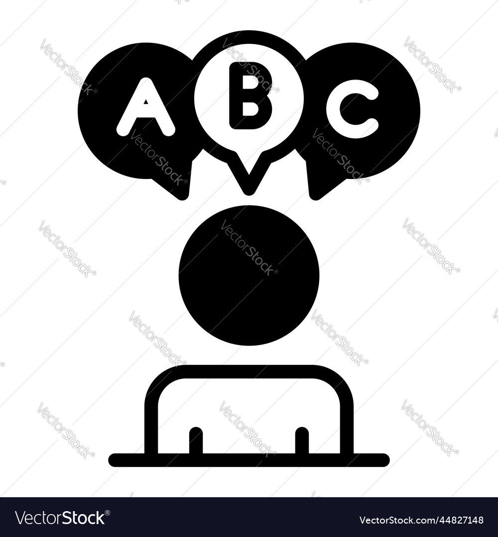 Group chat icon user interface as a simple sign