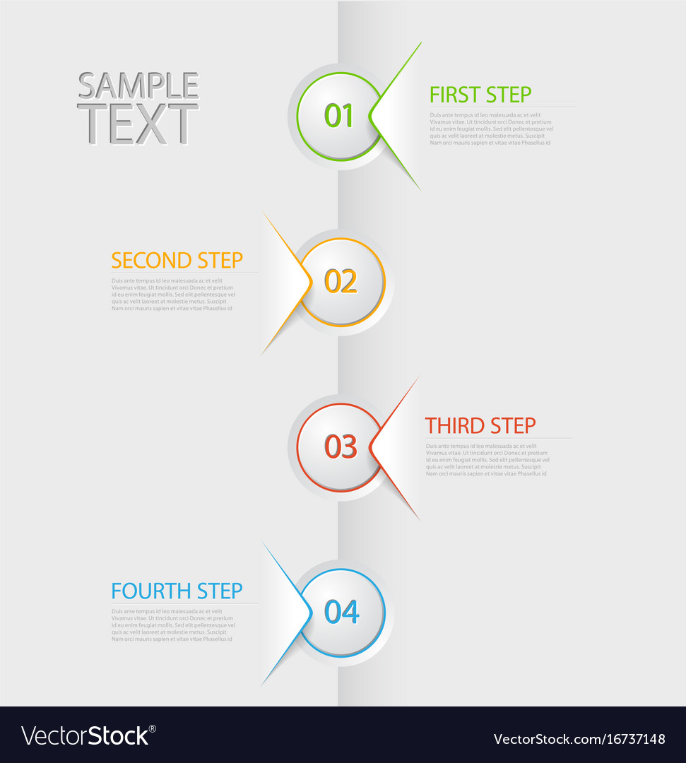 Infographic timeline report template