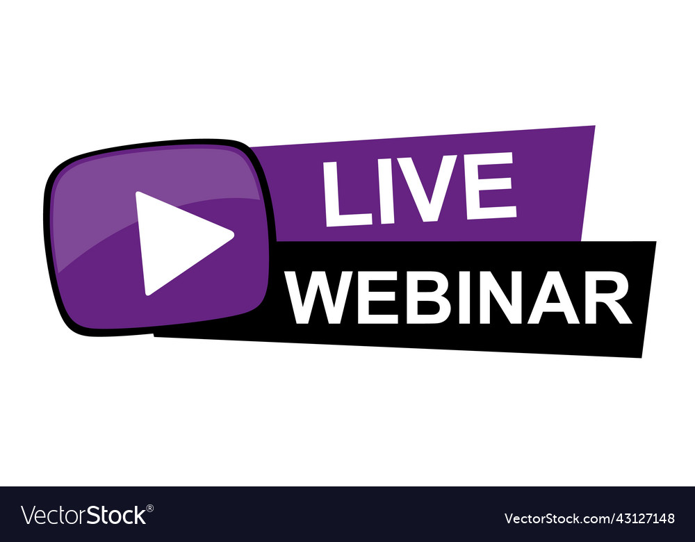 Live webinar icon internet conference video