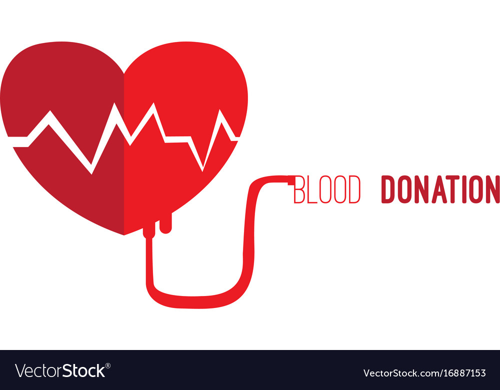 Blood donation Royalty Free Vector Image - VectorStock