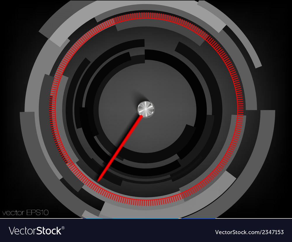 Concept of energy in the form of a speedometer Vector Image