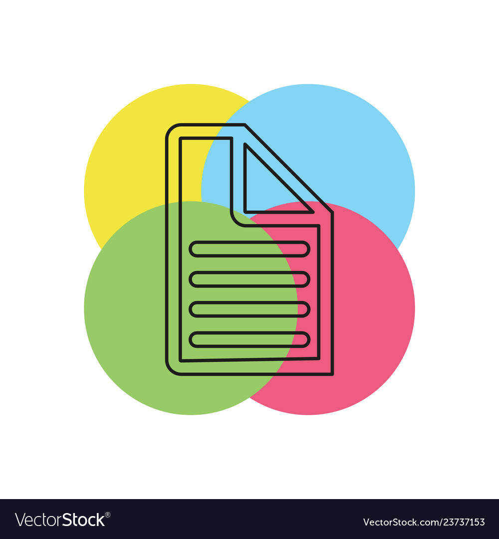 Document list - paper icon web page symbol