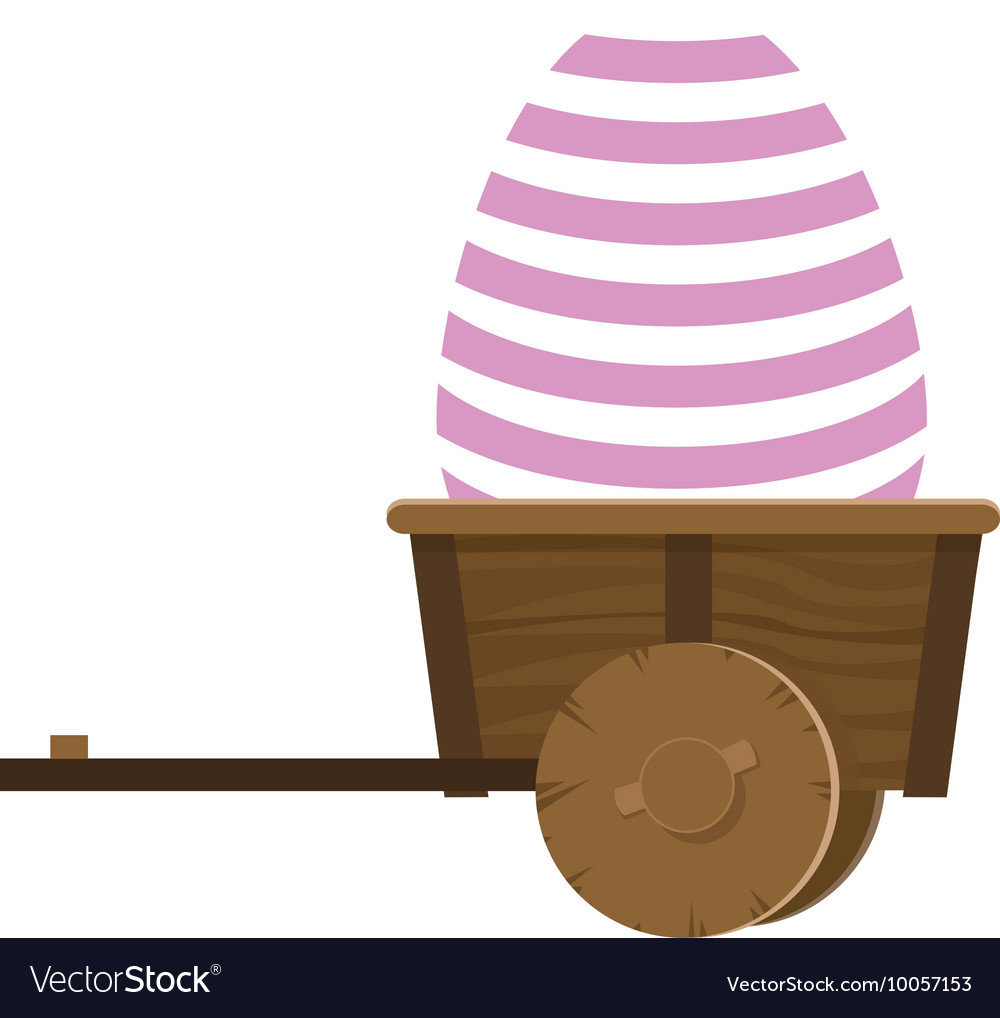 Easter egg in wagon icon