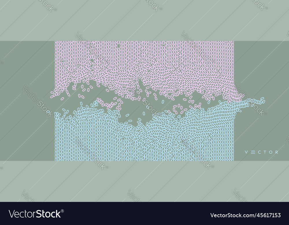 Irregular array or matrix of random ovals vector image Irregular array or matrix of random ovals
