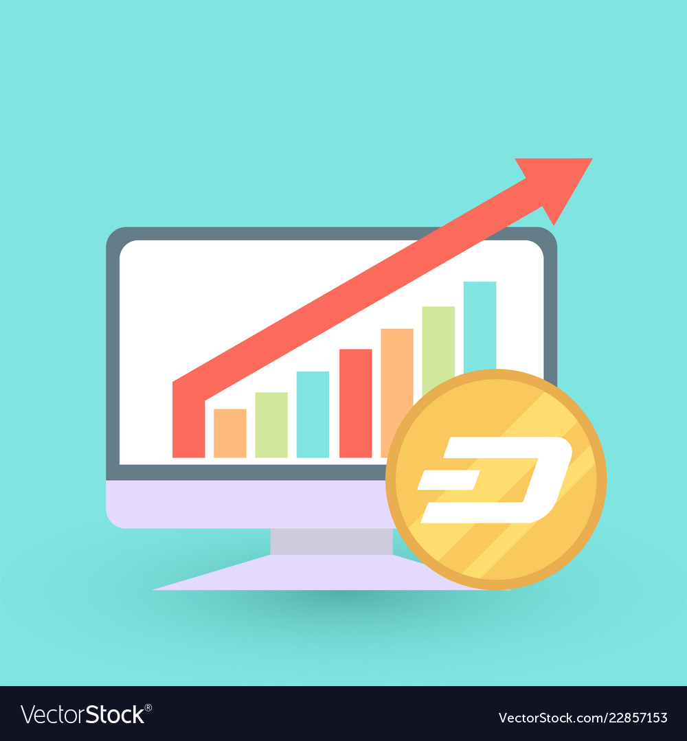 Set of icons with ico blockchain concept vector image Set of icons with ico blockchain concept