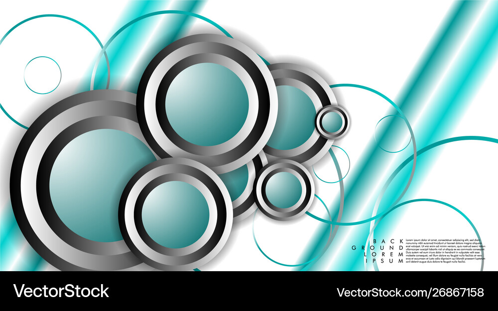 Abstract background overlapping circles eps 10 Vector Image