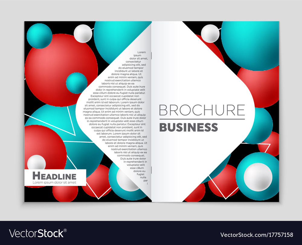 Abstract layout background set for art