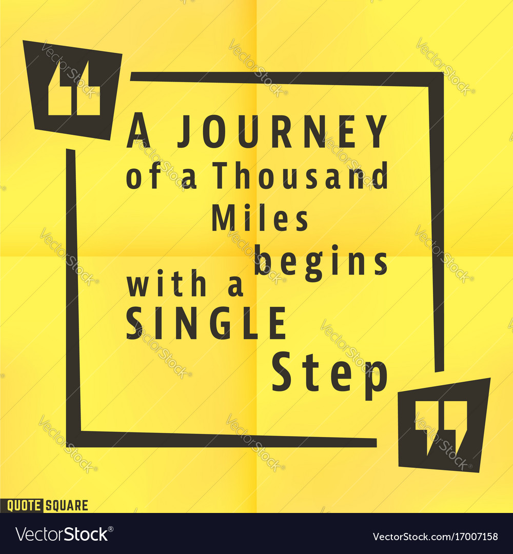 quote motivational square template royalty free vector image
