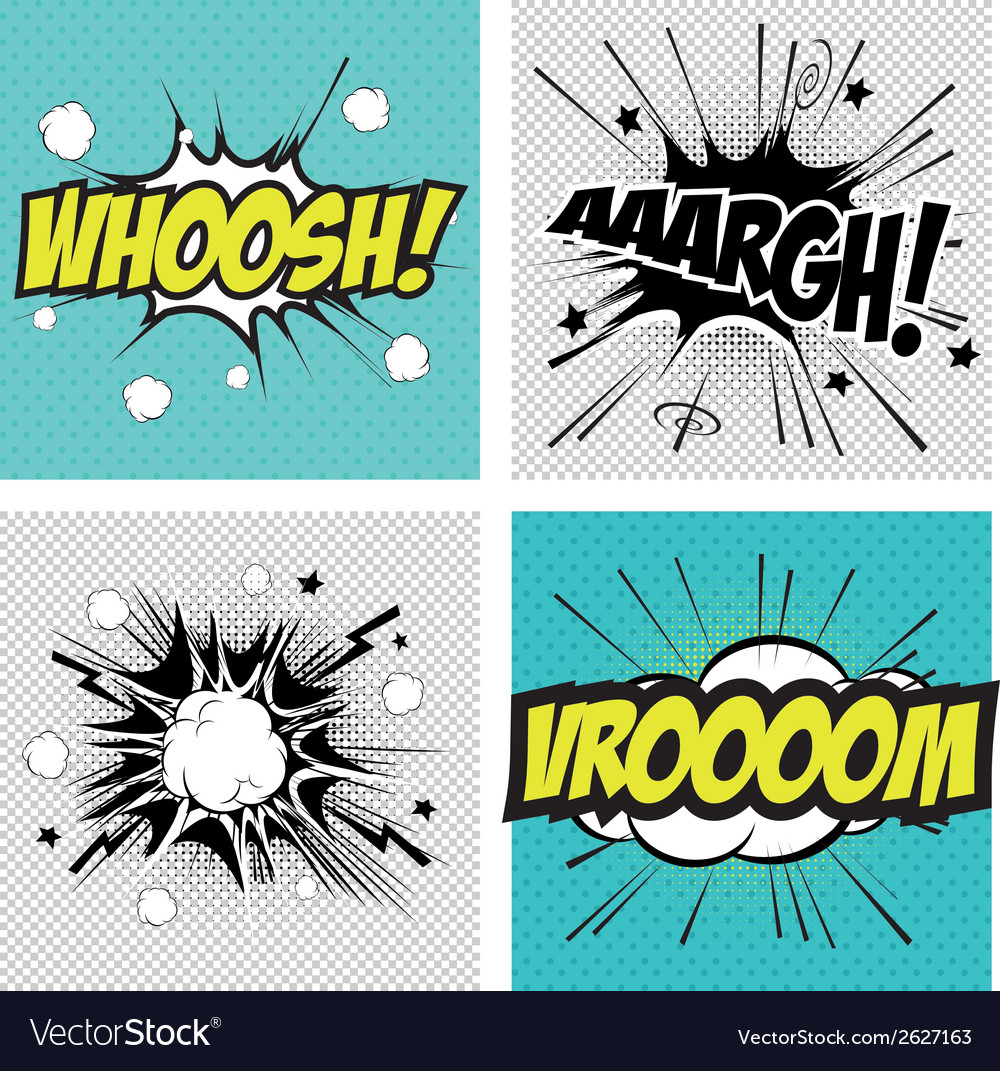 Different pop art objects on a special background