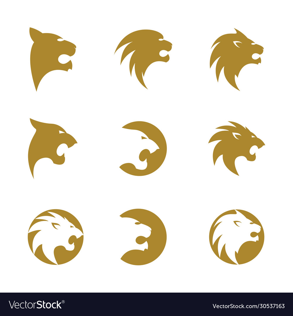 Lion head icon