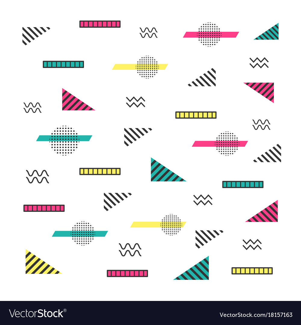Minimal hipster pattern