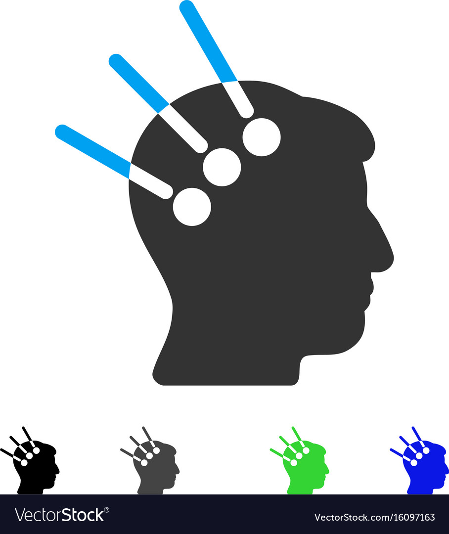 Neural interface flat icon