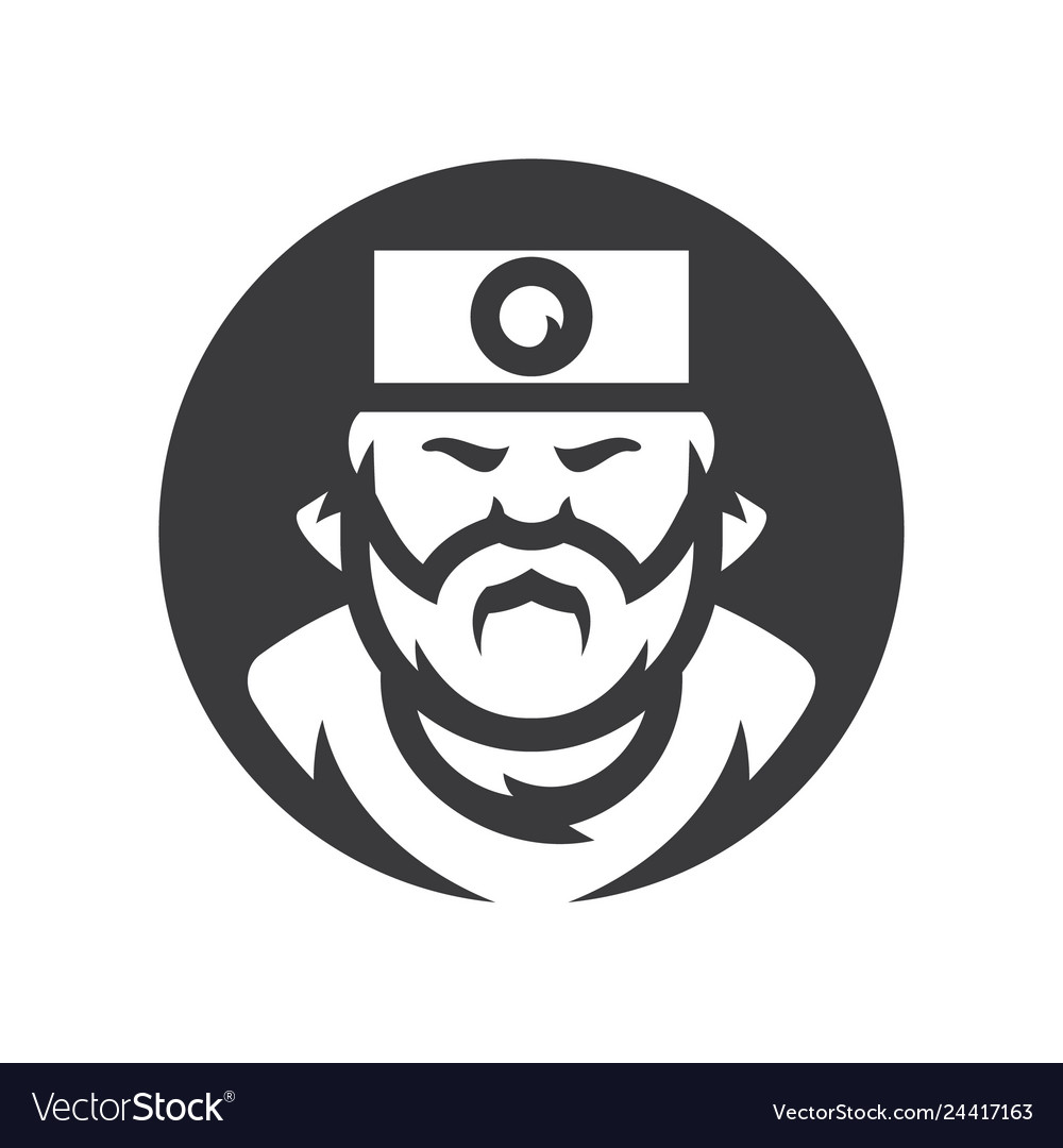 Samurai Japan Cartoon Royalty Free Vector Image